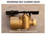 FUEL TANK WEIGHT SOUNDING SELF CLOSING VALVE FH-DN65 CB / T3778-99 MATERIAL