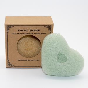 Wholesale 8.6×6.5×2.5cm Green Tea Konjac Sponge from china suppliers