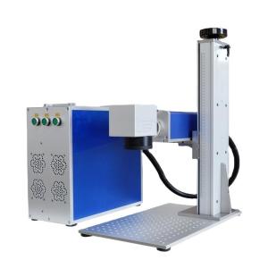Wholesale Jewelry Plastic Metal Fiber Laser Marking Machine 30W Mini Portable Desktop Laser Marker from china suppliers