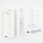 Antiskid Ultrasonic Whitening Toothbrush , Rechargeable Black Toothbrush