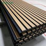 Standard Size 2400*600*21 mm Wall Wood MDF PET Acoustic Panel for Interior