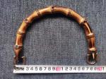 Luggage Accessories Natural Bamboo Bag Handle For Women Semicircle