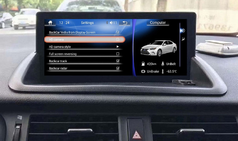 Ouchuangbo car radio dual zone gps navi 1080 video for Lexus CT 200 2011-2017 with USB SWC Bluetooth android 8.1 system