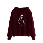 Custom Printing Design Fleece Women Hoodie Unisex Casual Autumn