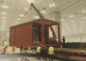 Wholesale Portable Light Steel Structure Prefab Mobile Homes Wooden Appearance from china suppliers