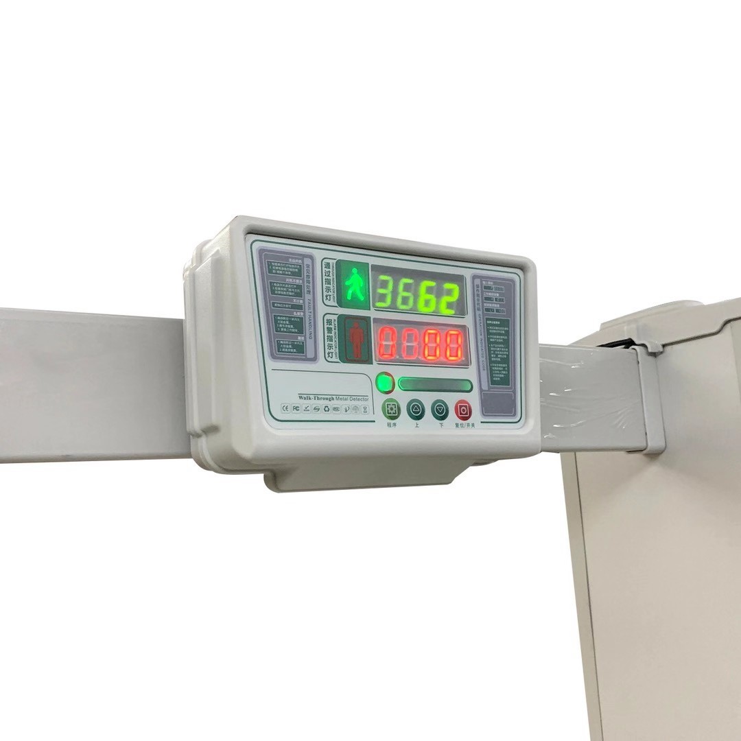 low cost temperature measurement walk through metal detector