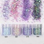 365 Colors Chunky Glitter for Nail and Body Excellent Nail Art Effect Biodegrada