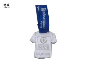 Wholesale White T - Shirt Die Cast Medals For Childrens Soft Enamel Fill Custom Metal Awards from china suppliers
