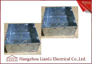 Wholesale Hot Dip Metal Conduit Box , Metallic Galvanized 5&quot; * 5&quot; Steel Outlet Box from china suppliers