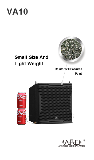 ARE AUDIO single 10 inch outdoor line array speaker system compact powerhouse of sound