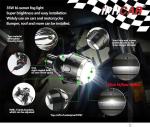 Aluminum White Universal Car Projector 3.5 Inch Fog Light LED Lamp