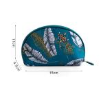 Water Resistant Shell Shape Polyester Cosmetic Bag For Trip