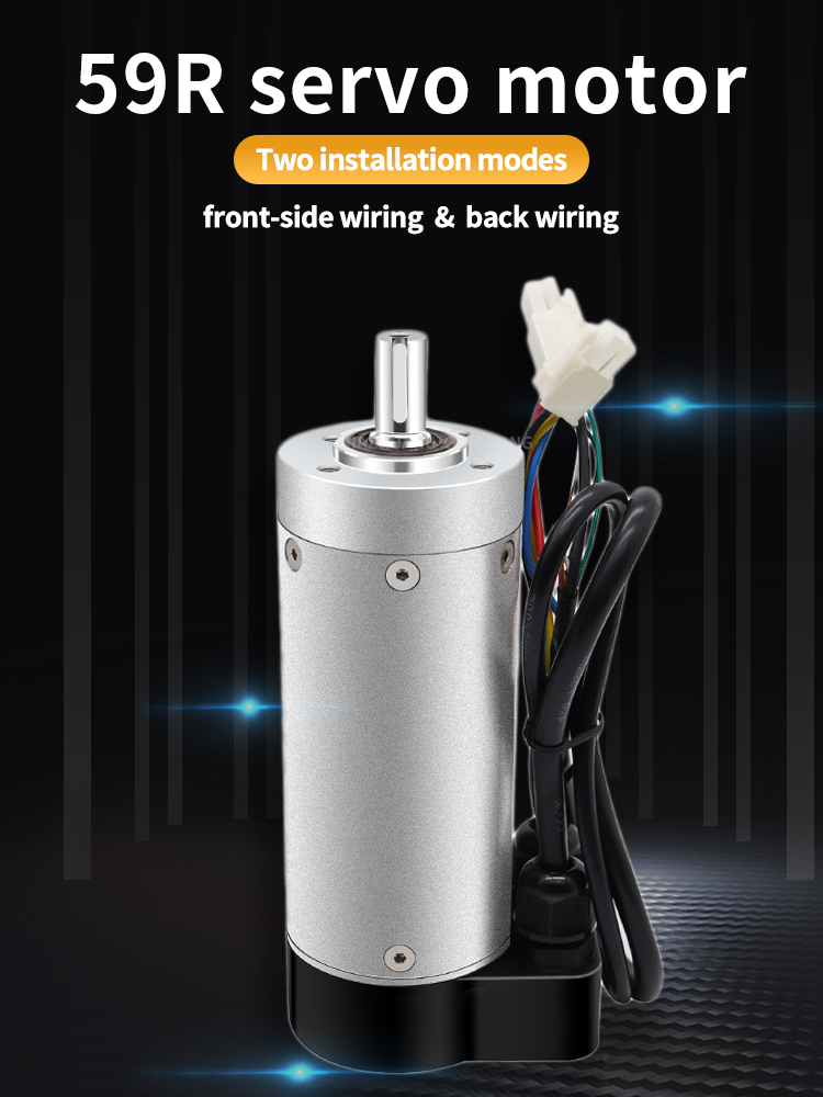 24 Volt Encoder CE Small DC Servo Motor With Gear Box Speed Gate Turnstile School