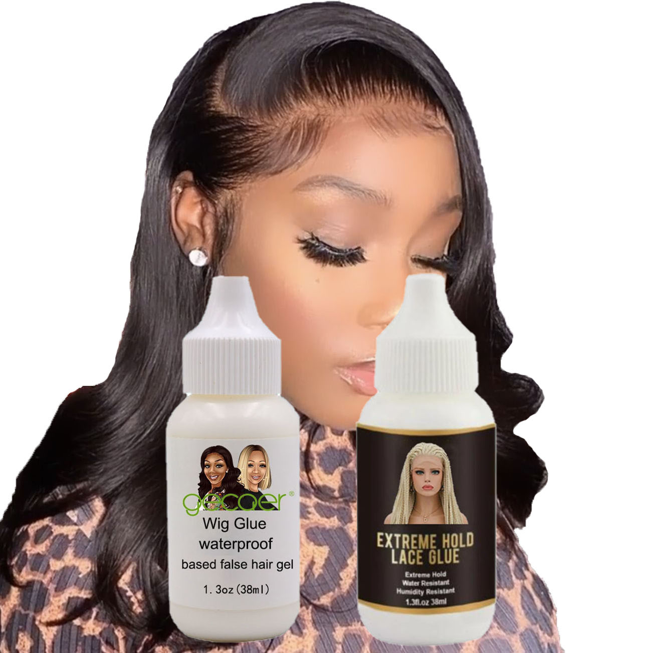 Strong Hold Waterproof Lace Glue For Full Lace Human Hair Wigs Multi Colors Customize
