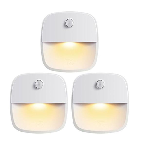 4.5VDC Stick On Wall Night Light / 150-160mA Motion Activated Battery Operated