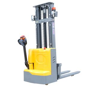 Wholesale Full Electric Walkie Stacker 1t 1.6 Ton 4m Battery Operated Forklift 1000kg 4meter from china suppliers