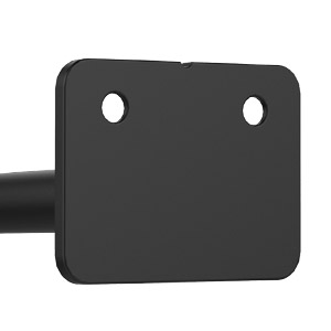 Black or White T-Shaped Steel Floating Shelf Brackets Ideal for Wall Mounted Furniture