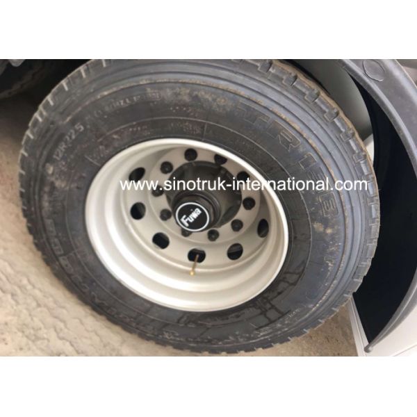 Heavy Duty White Color Semi Bed Trailer For 60 Tons Loading Capacity