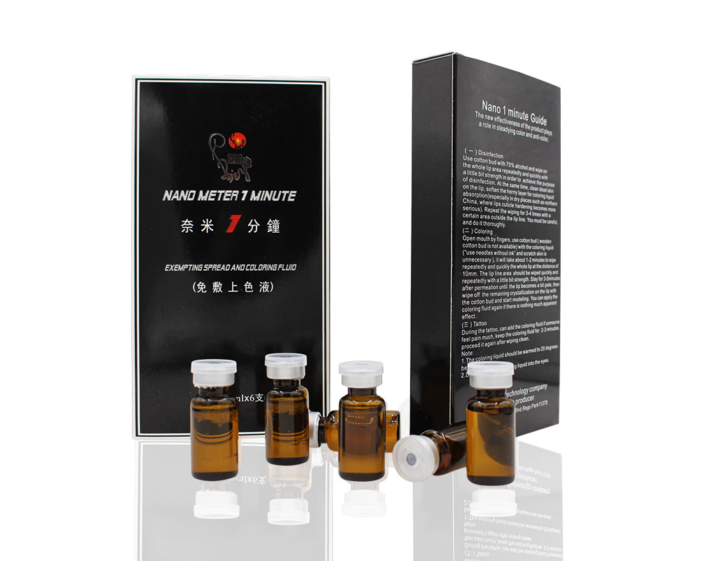 Nano Meter 1 Minute Liquid Tattoo Anesthetic Solution 1 Minute Fixed Color For Microblading