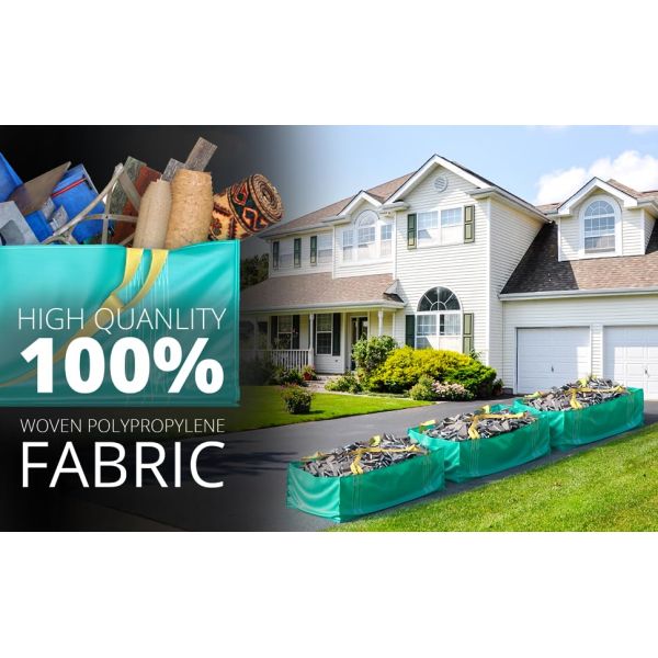 5 Ton Waste Garbage Collection Landscaping Garden Dumpster Skip Bag Super Sacks Custom Skip Dumpster PP Jumbo Bag