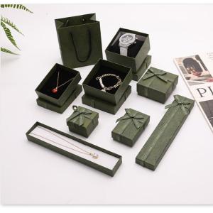 Wholesale Cardboard Rigid Ring Earring Necklace Jewelry Watch Gift Box Custom Printing from china suppliers