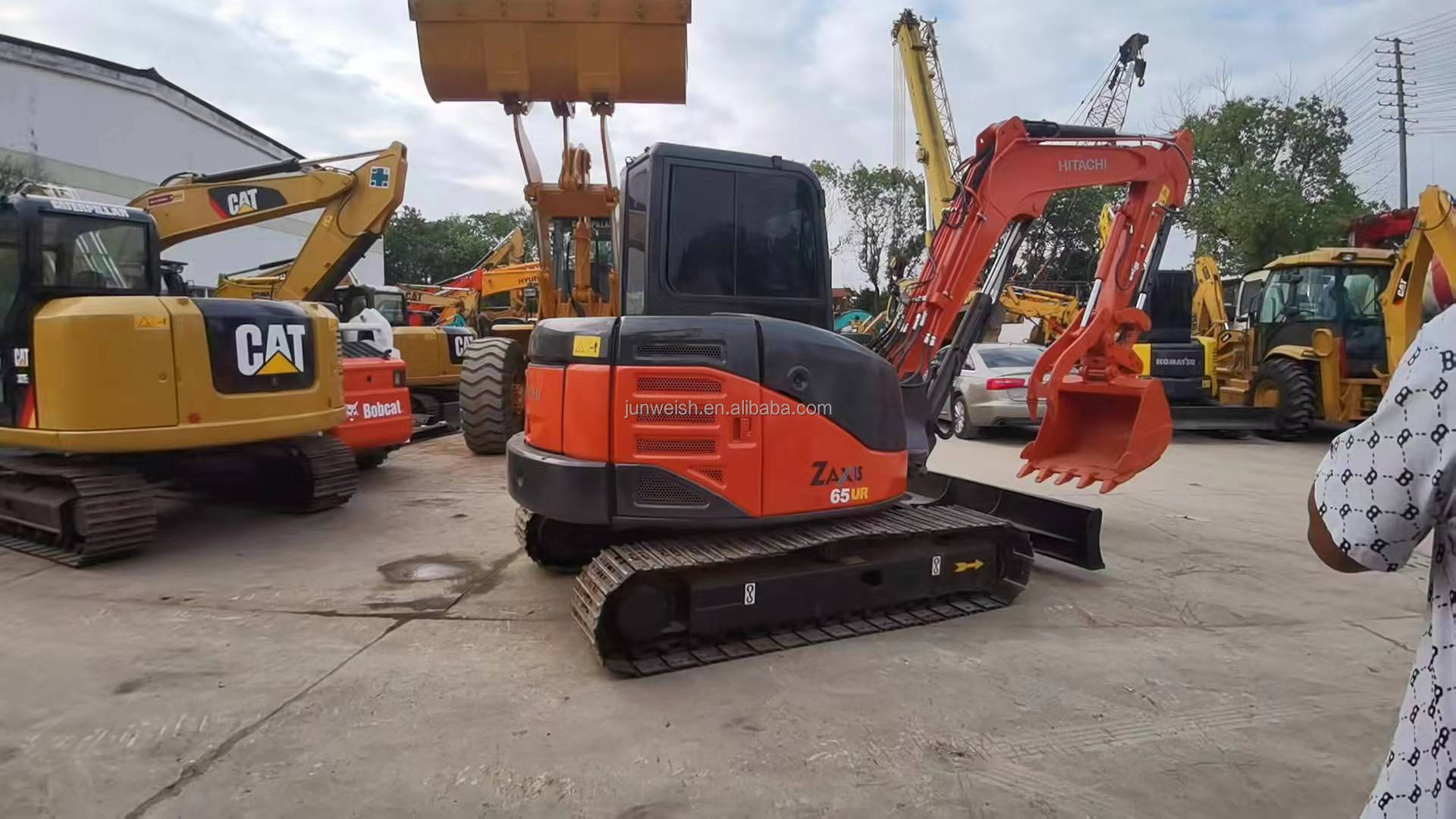 Hitachi ZX65-5 Zaxis60 Mini Excavator with Isuzu Engine Used Hitachi Machine in Japan