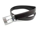 1.2 inch Mens Leather Dress Belt With Single Prong Buckle