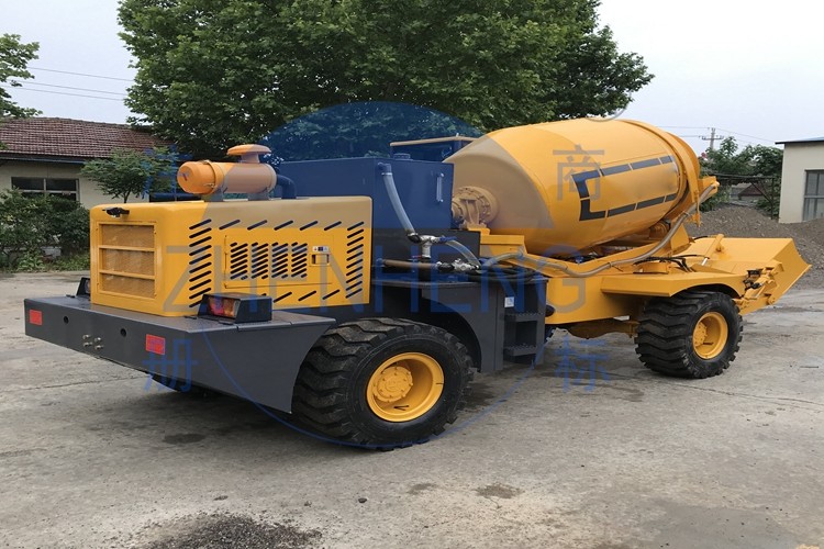 Full Hydraulic Driving Self Loading Concrete Mixer 1.6cbm Capacity Ready Mix