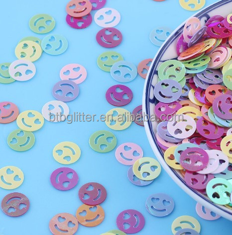 1 color Print Method Glitter Circle Sequins with Open Circle ADVANTAGE