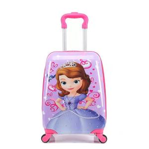 Wholesale Cute Cartoon Wheeled School Trolley Backpack 13 Inch For Kids Girls from china suppliers