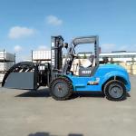 Productive Interal Combustion All-terrain Forklift Truck Working Pressure 18.5