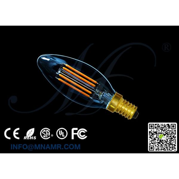 Candelabrum 4watts 240v LED Filament Light C35 E14 Edison Bulbs 2200-6000k