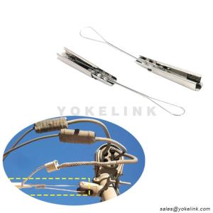 Wholesale Fiber Optic Drop Cable Stainless Steel Fitting Clamp Ftth Accessories Wire Tension Clamp from china suppliers