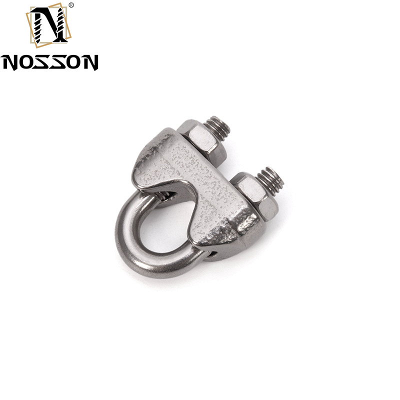 Double Pipe Clamps DIN741 for General Industry Manufacturing Customized Support OEM Stainless Steel Wire Rope Clip