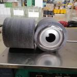 100% Abrasive Nylon Roller Brush For Polishing Wood Top Grade With Dupont