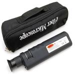 400X Optical Fiber Scope For Inspecting Terminations Black Color
