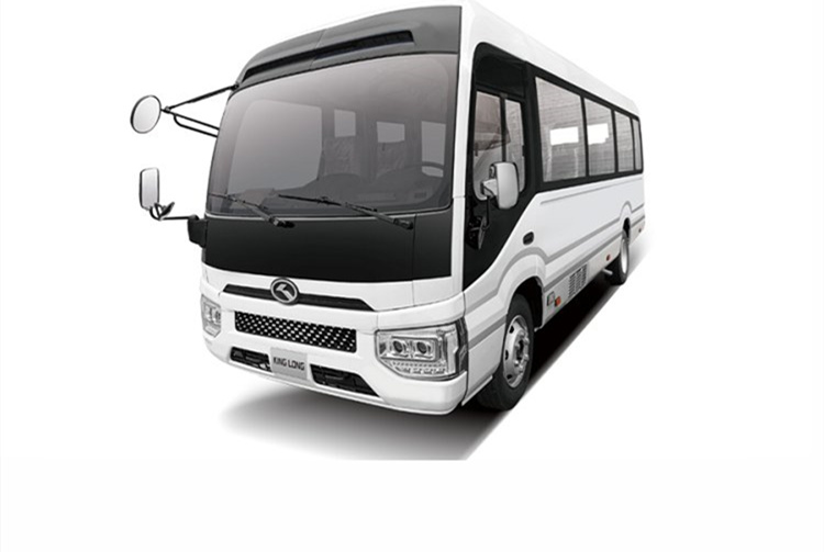 Luxury Diesel Engine 19 Seats Mini Bus Coaster Bus with and Curb Weight of 4100kg