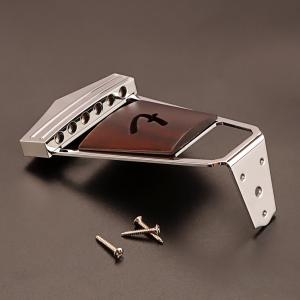 Wholesale 6 Strings Vintage Jazz Guitar Bridge Tailpiece For Electric Guitar Replacement Parts Metal Rosewood With Mounting Screws from china suppliers