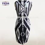 Hot sell embroidery short sleeve black fashion sexy dresses women summer dress