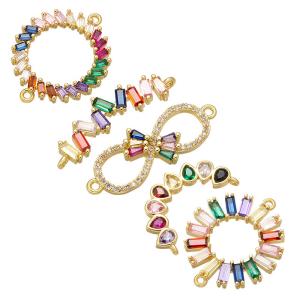 Wholesale Handmade DIY Gold Jewelry ODM Crystal Bracelet Chain Necklace Connector from china suppliers