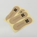 110mm X 50mm Hygiene Kraft Paper Sticker Labels Printing For Swimwear Clothing