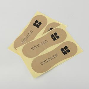 Wholesale 110mm X 50mm Hygiene Kraft Paper Sticker Labels Printing For Swimwear Clothing from china suppliers