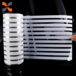 White Stripes Electric Adhesive Window Film Self Adhesive Sound Film Stained