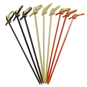 Wholesale Multicolor Party Bamboo Knot Picks , Nontoxic Bamboo Toothpicks With Knot from china suppliers