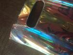 Laser Glitter Promotional PVC Bags , Plastic Jewelry Gift Bag With Handle