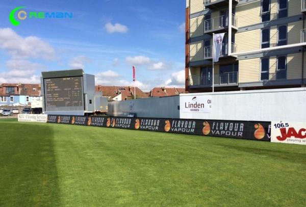 Basketball Stadium LED Display , Stadium Tv Screen Pixel 10mm Live Broadcast
