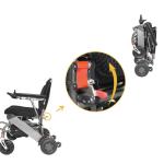 Brush Motor 150Wx2 Portable Foldable Electric Wheelchair