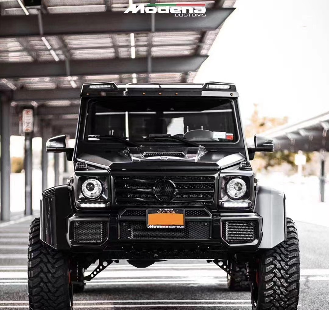 Auto Parts for Mercedes W463 4X4 Body Kit W463 4X4 G500 Carbon Fiber Widebody Wheel Eyebrows