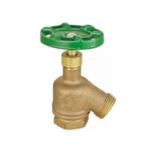 Wholesale CNC 3/4 Inch Brass Water Faucet Bent Nose Garden Valve With Hand Wheel from china suppliers