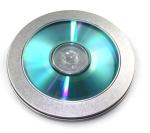 round metal CD tin holder